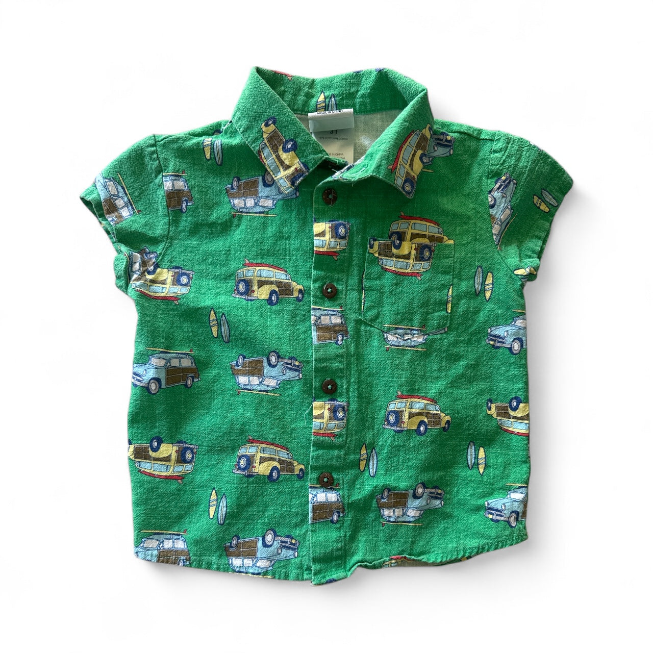 Max and Marcus Boys Surfer Button Up