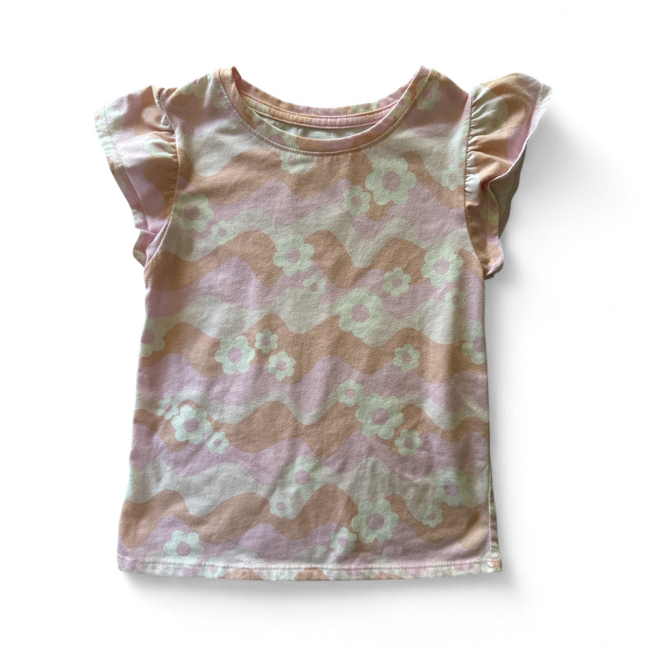 365 Kids Girls Flower Tee